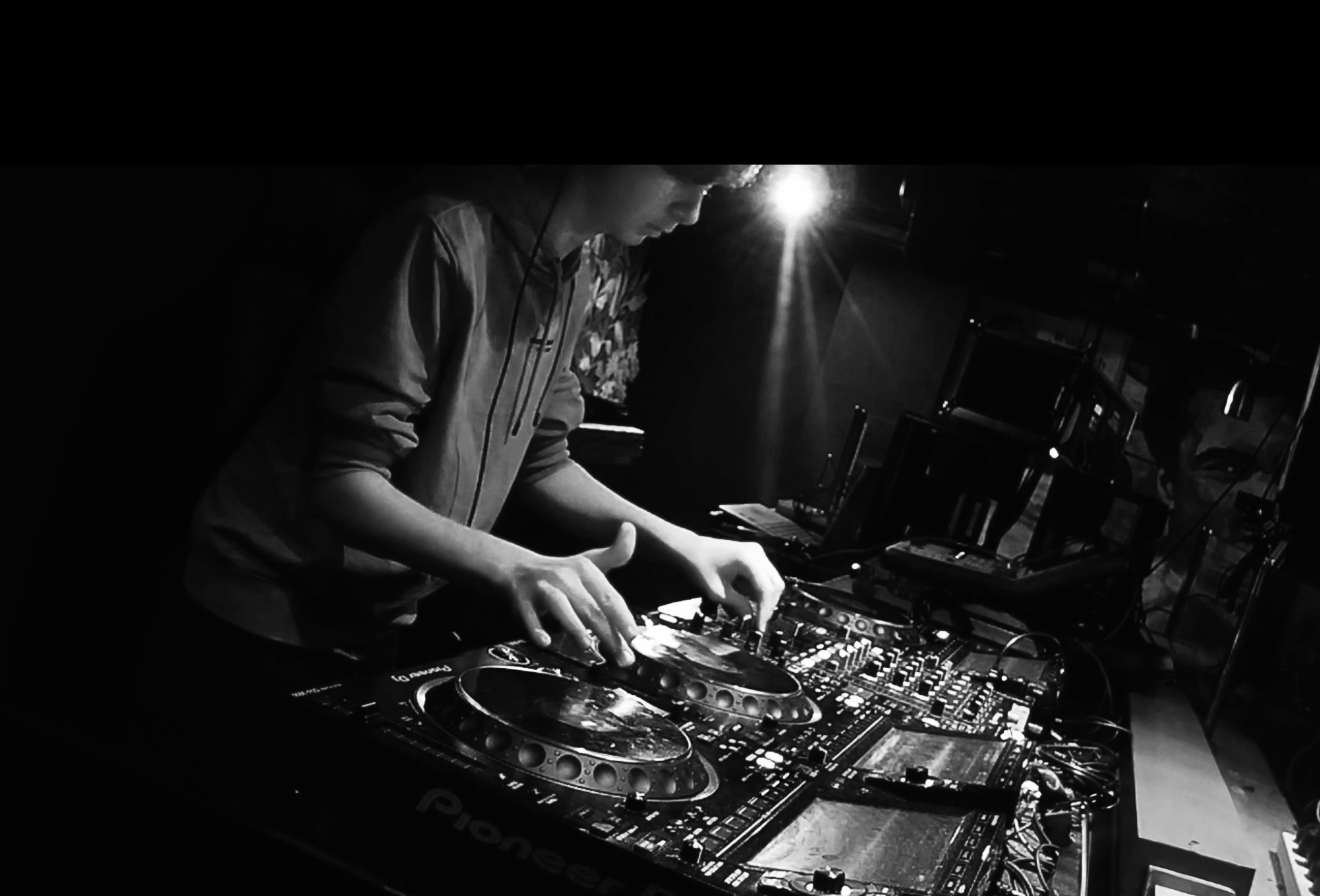 DJ Zac Harris performing at World Headquarters Newcastle