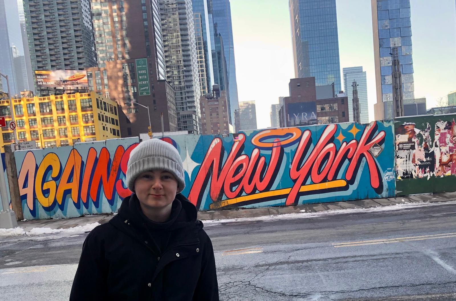 Zac Harris in DJ studio